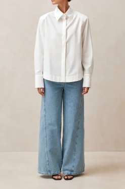 Abule - White Cotton Shirt