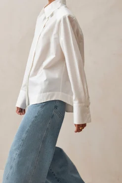 Abule - White Cotton Shirt