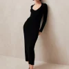 Alve - Maxivestido Negro De Punto