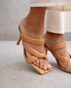 Amaretto - Sandalias De Piel Marrones