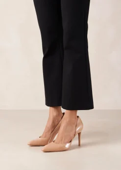 Amelia Onix Tacones De Cuero Beige