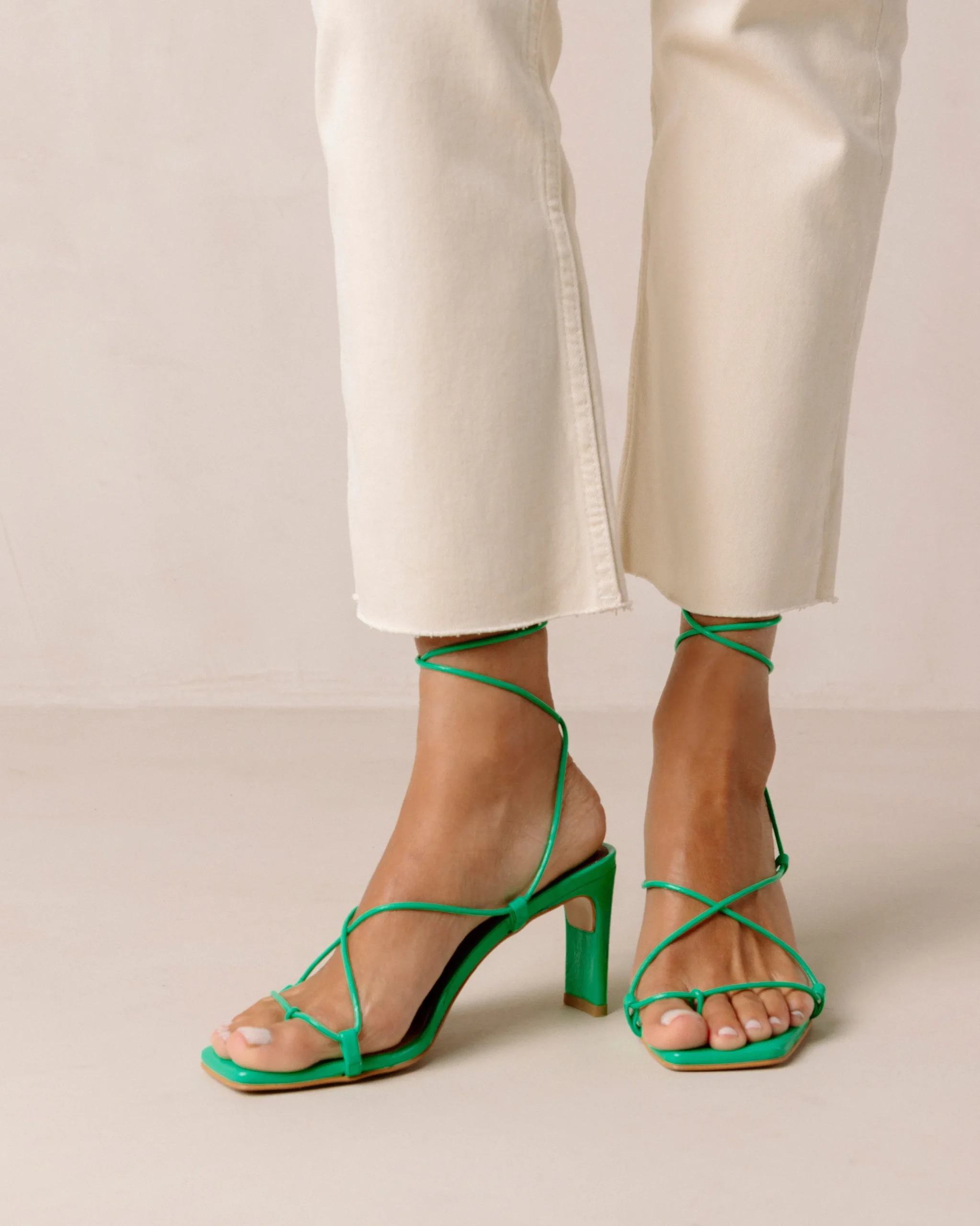Bellini - Sandalias Verdes De Piel