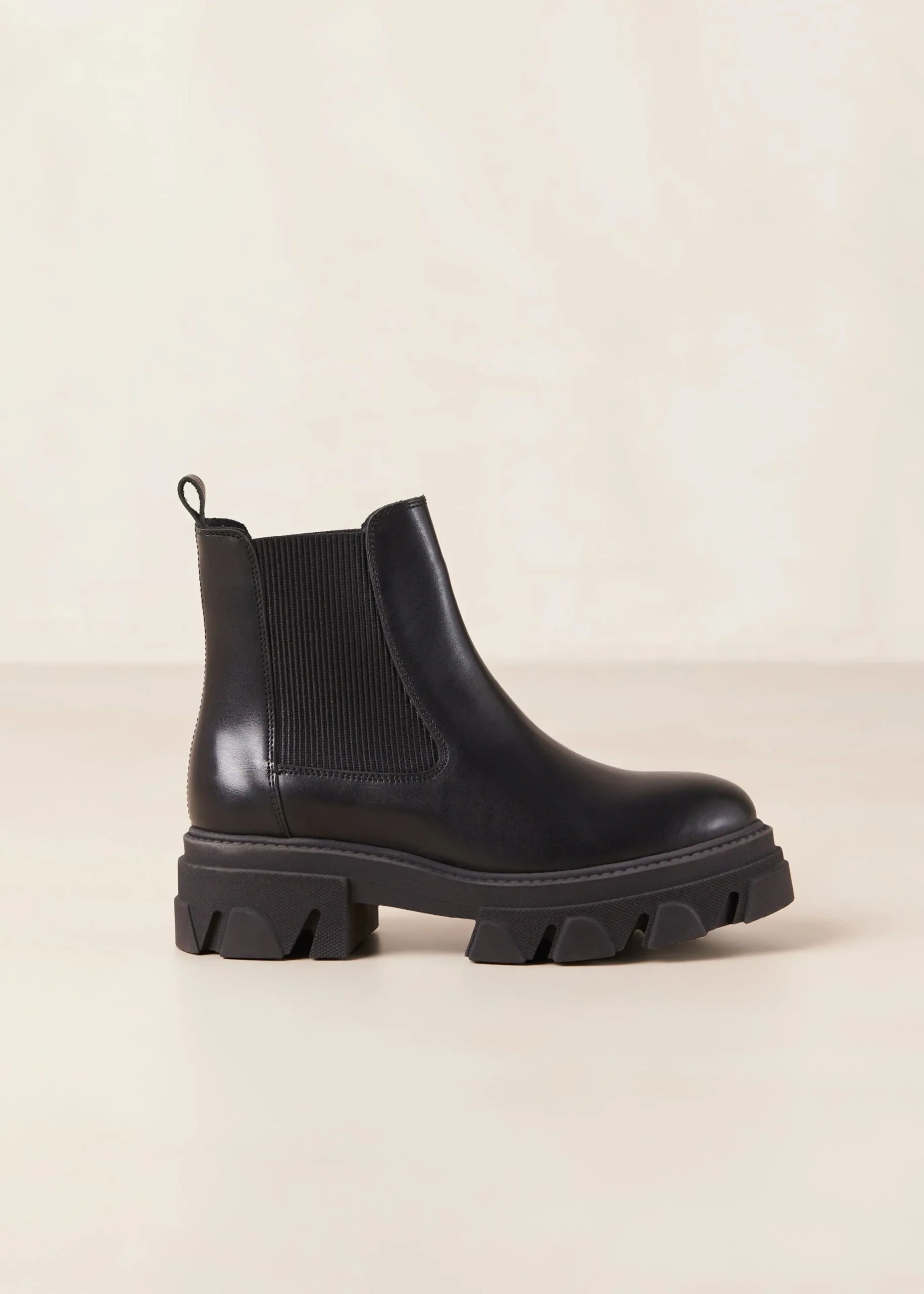 Berenice - Botines Chelsea De Cuero Negro