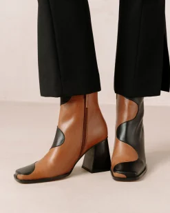 Blair - Botas De Piel Negras Y Marrones