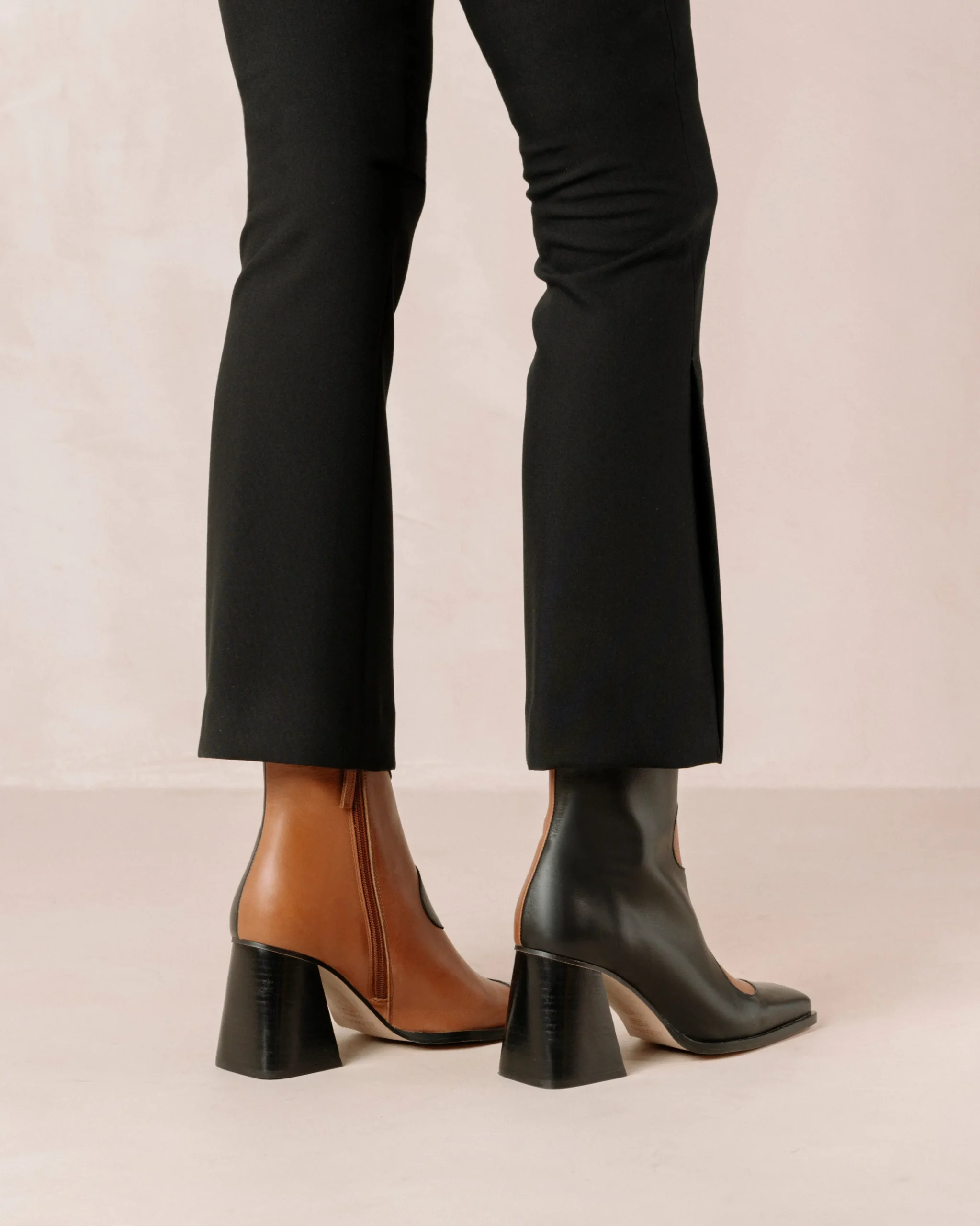 Blair - Botas De Piel Negras Y Marrones