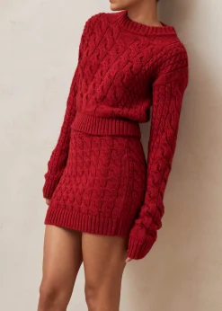 Blossom Jersey De Punto Rojo