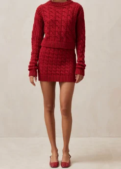 Blossom Jersey De Punto Rojo