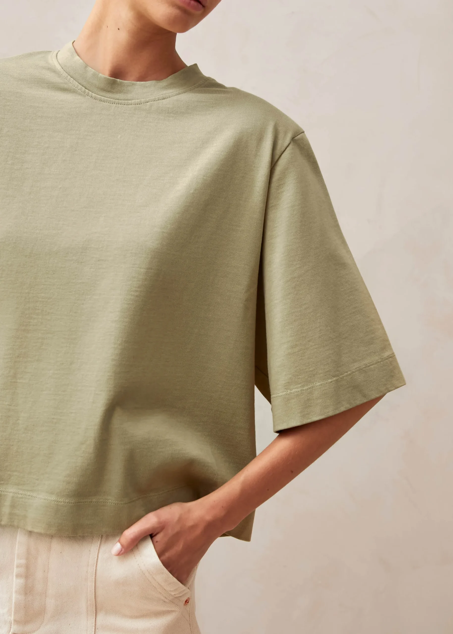 Capa Camiseta Color Kaki