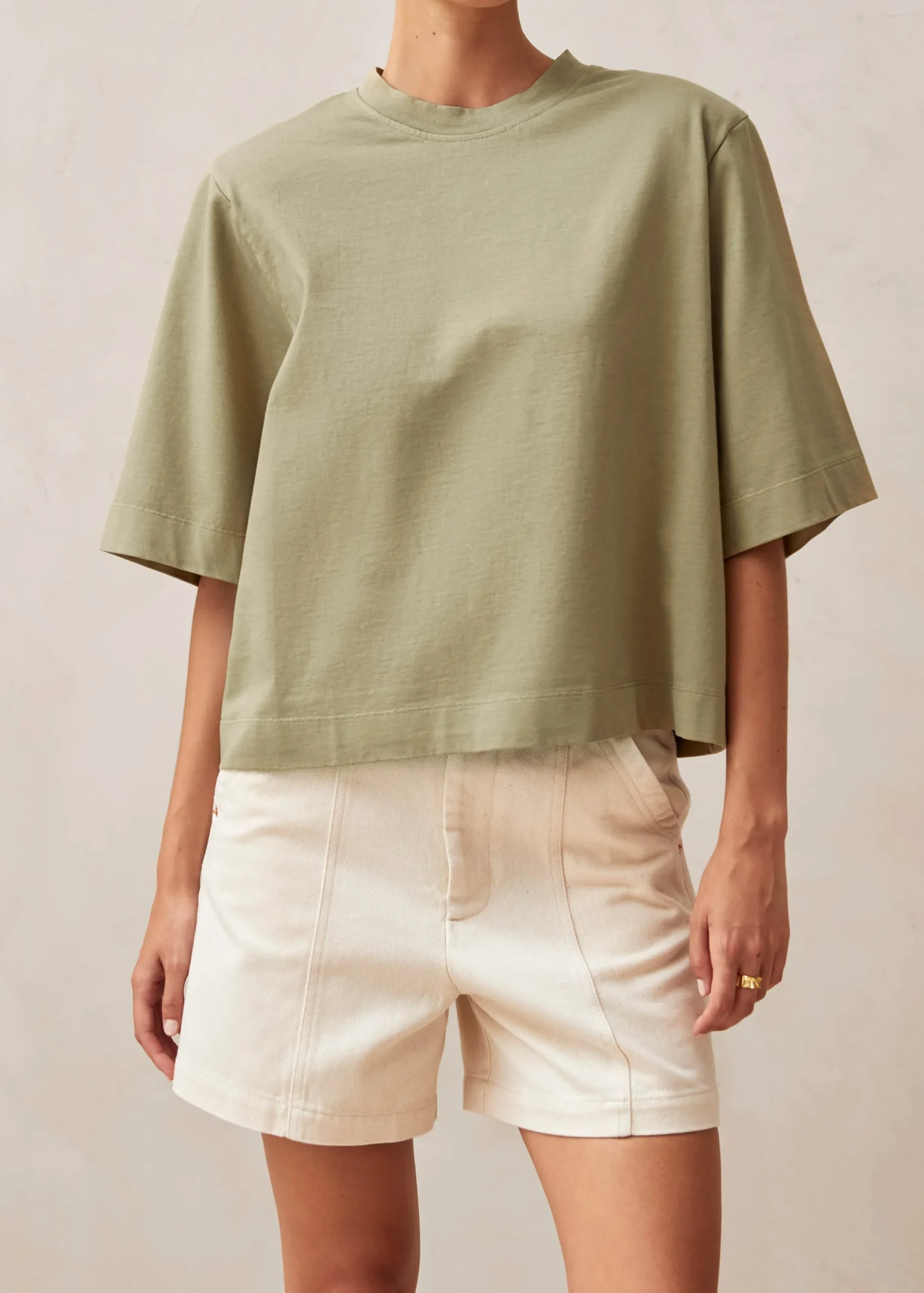 Capa Camiseta Color Kaki
