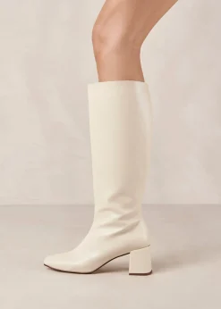 Chalk - Botas Blancas De Piel Vegana