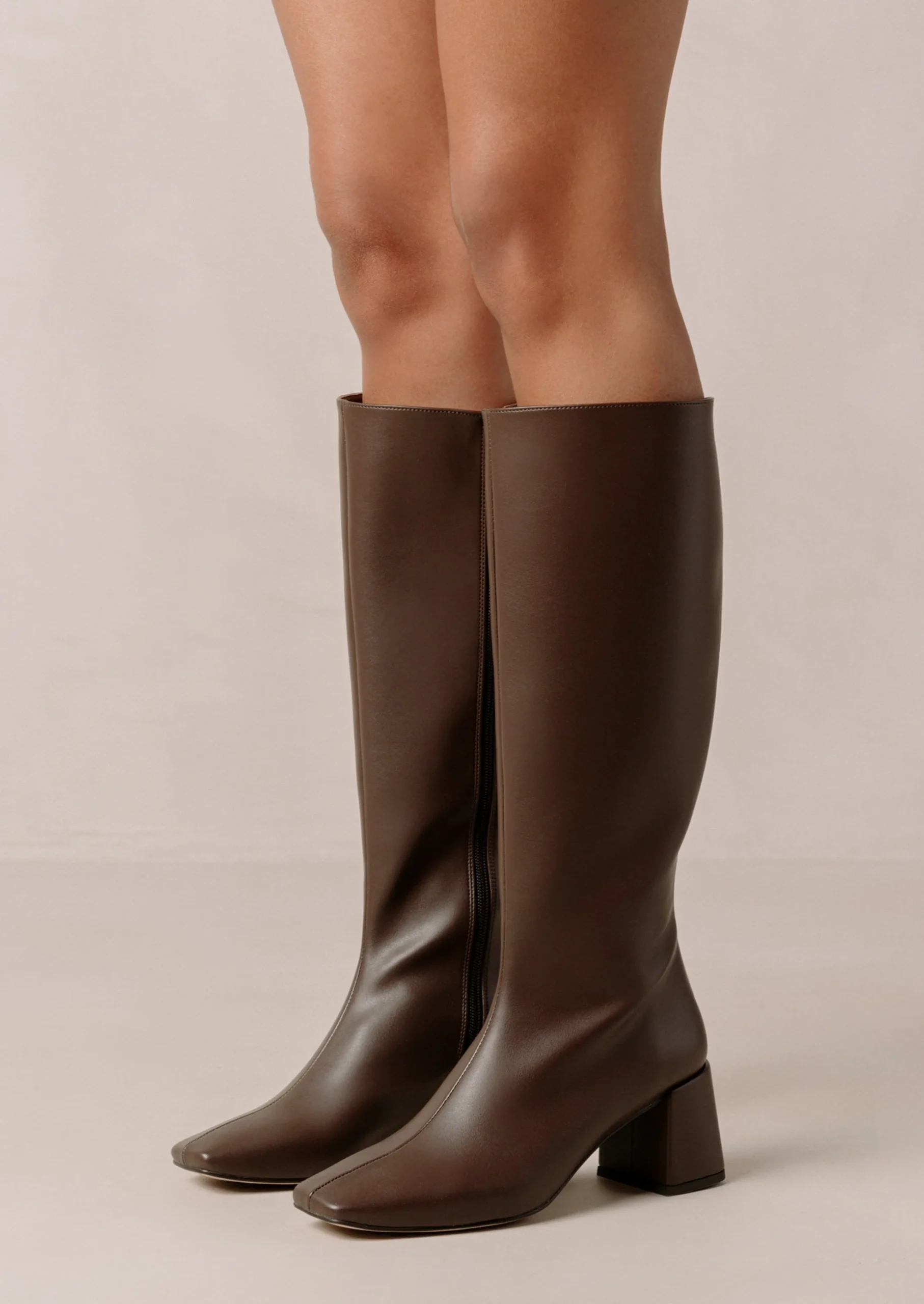 Chalk - Botas Marrón Oscuro De Piel Vegana
