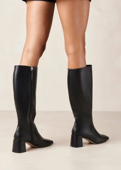 Chalk - Botas Negras De Piel Vegana