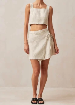 Chari Mini Falda Beige
