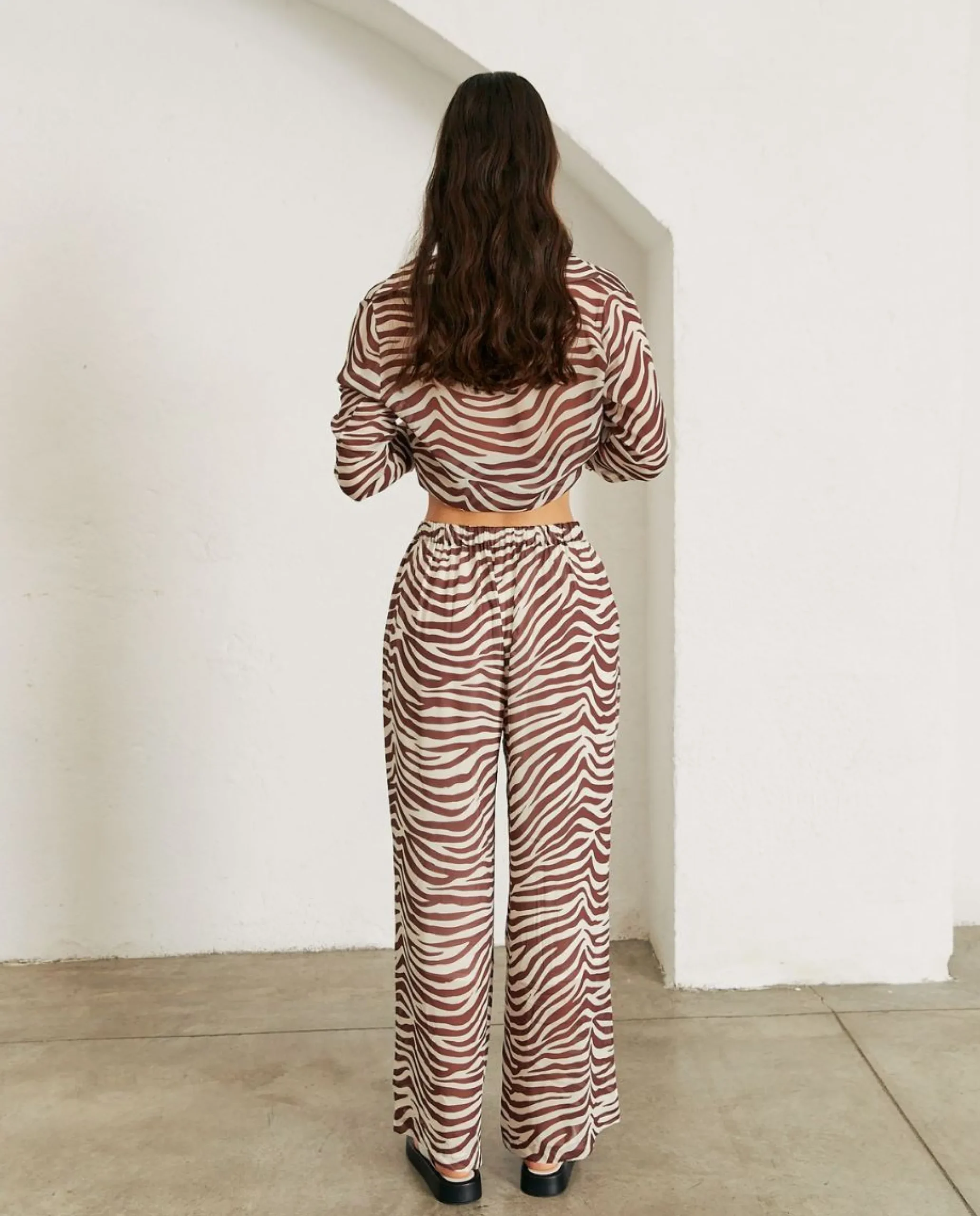 Cliffhanger Safari - Pantalones Marrones Y Blancos