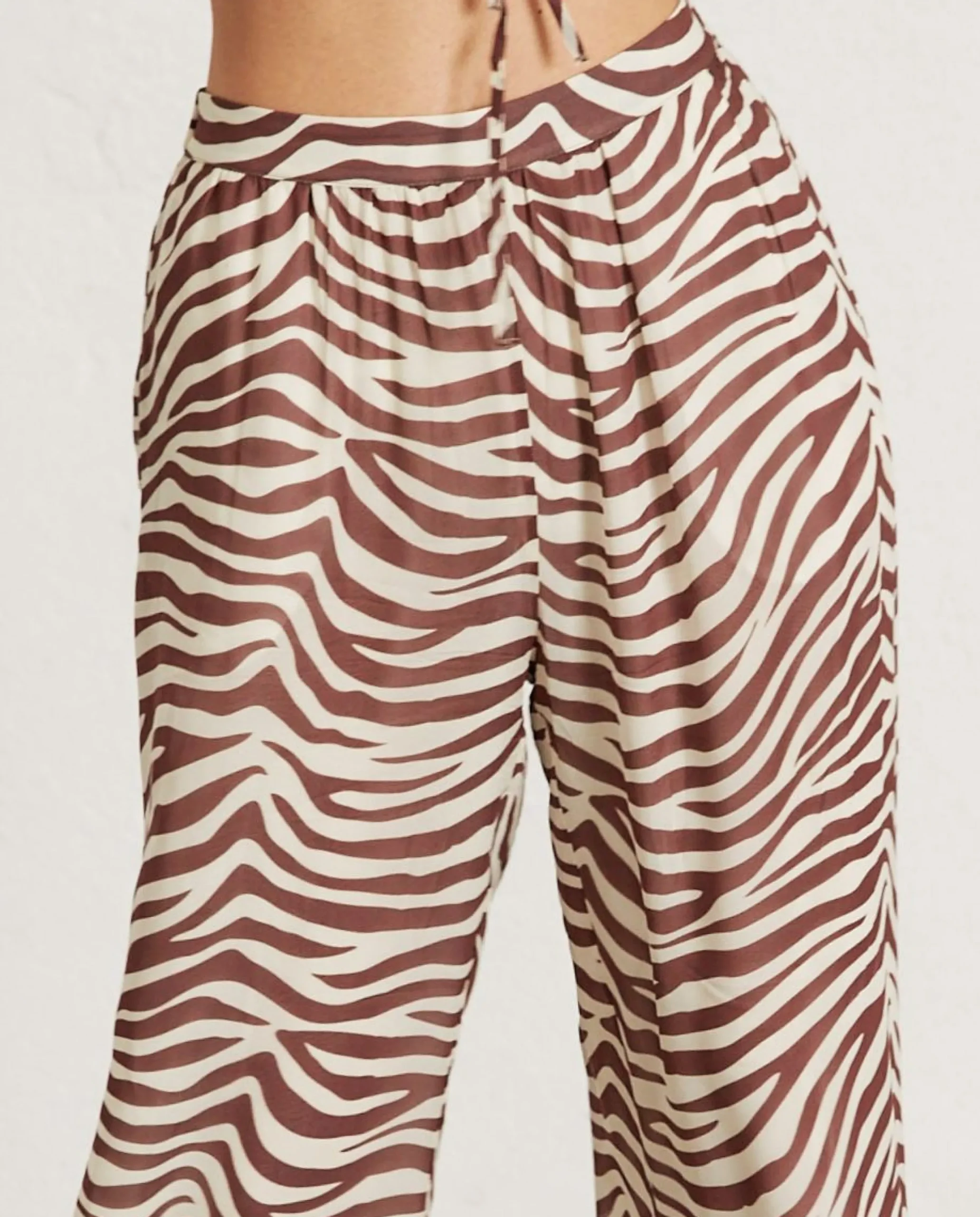 Cliffhanger Safari - Pantalones Marrones Y Blancos