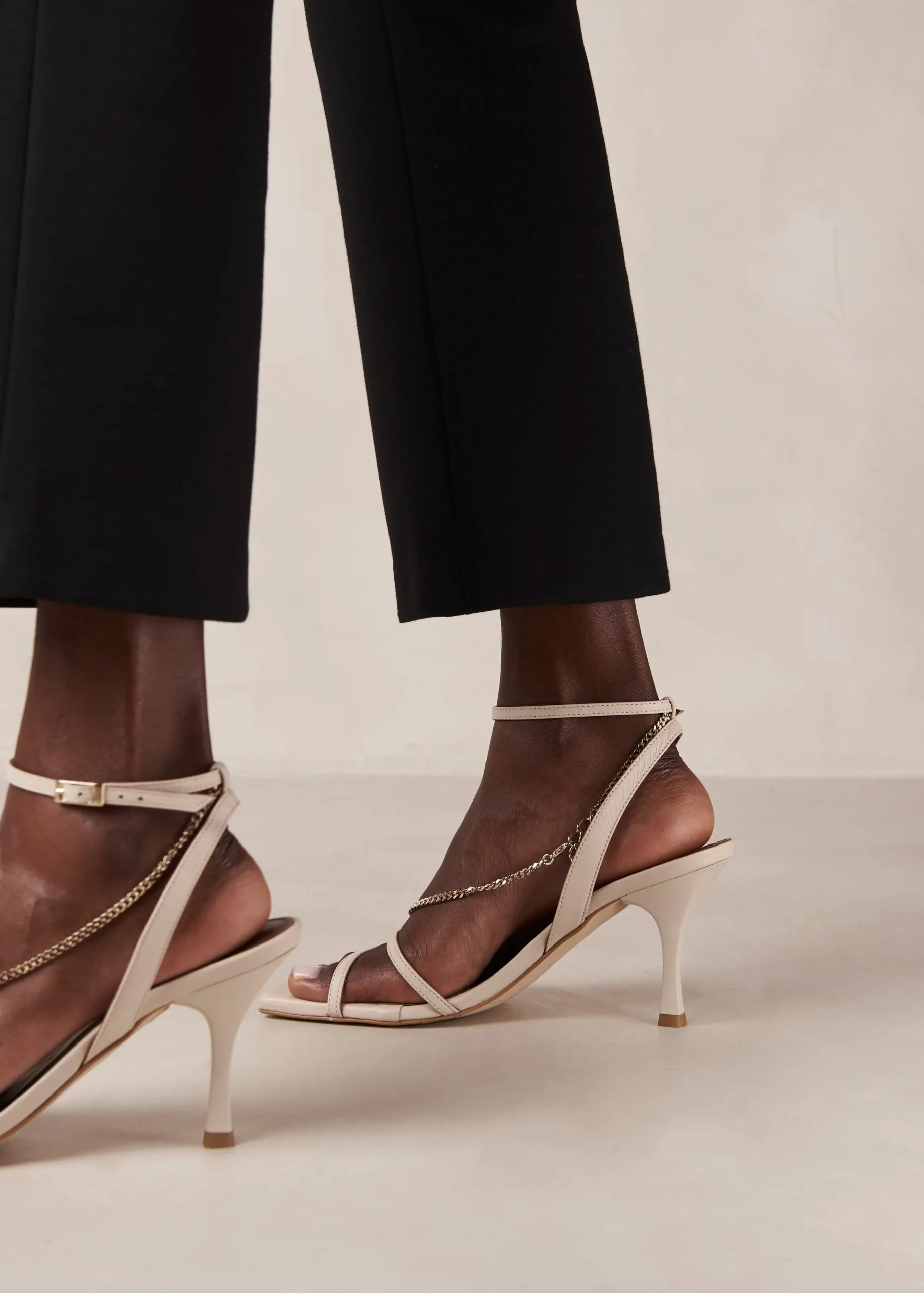 Cool - Sandalias Negras De Piel