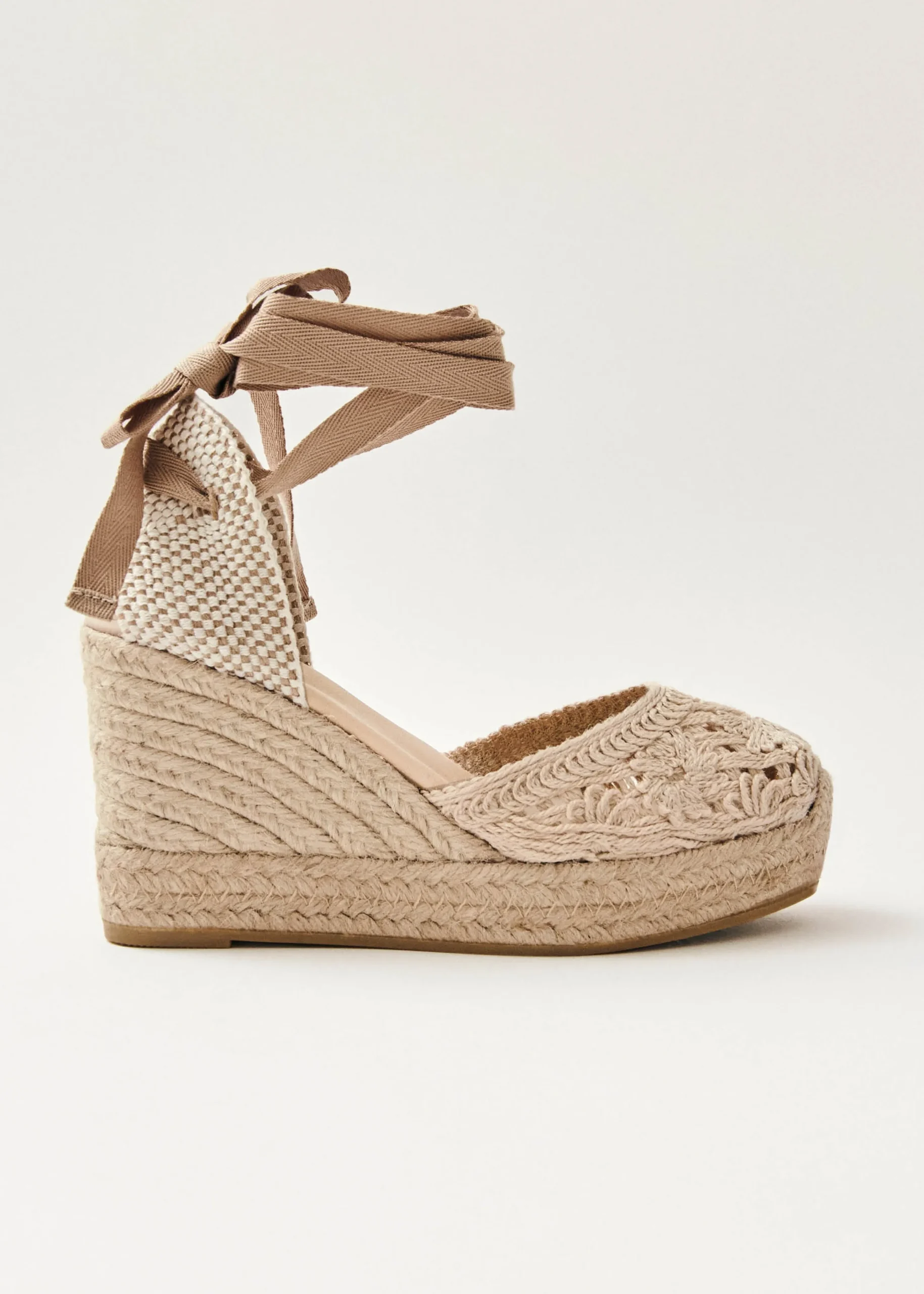 Cordelia Alpargatas De Crochet Color Crema