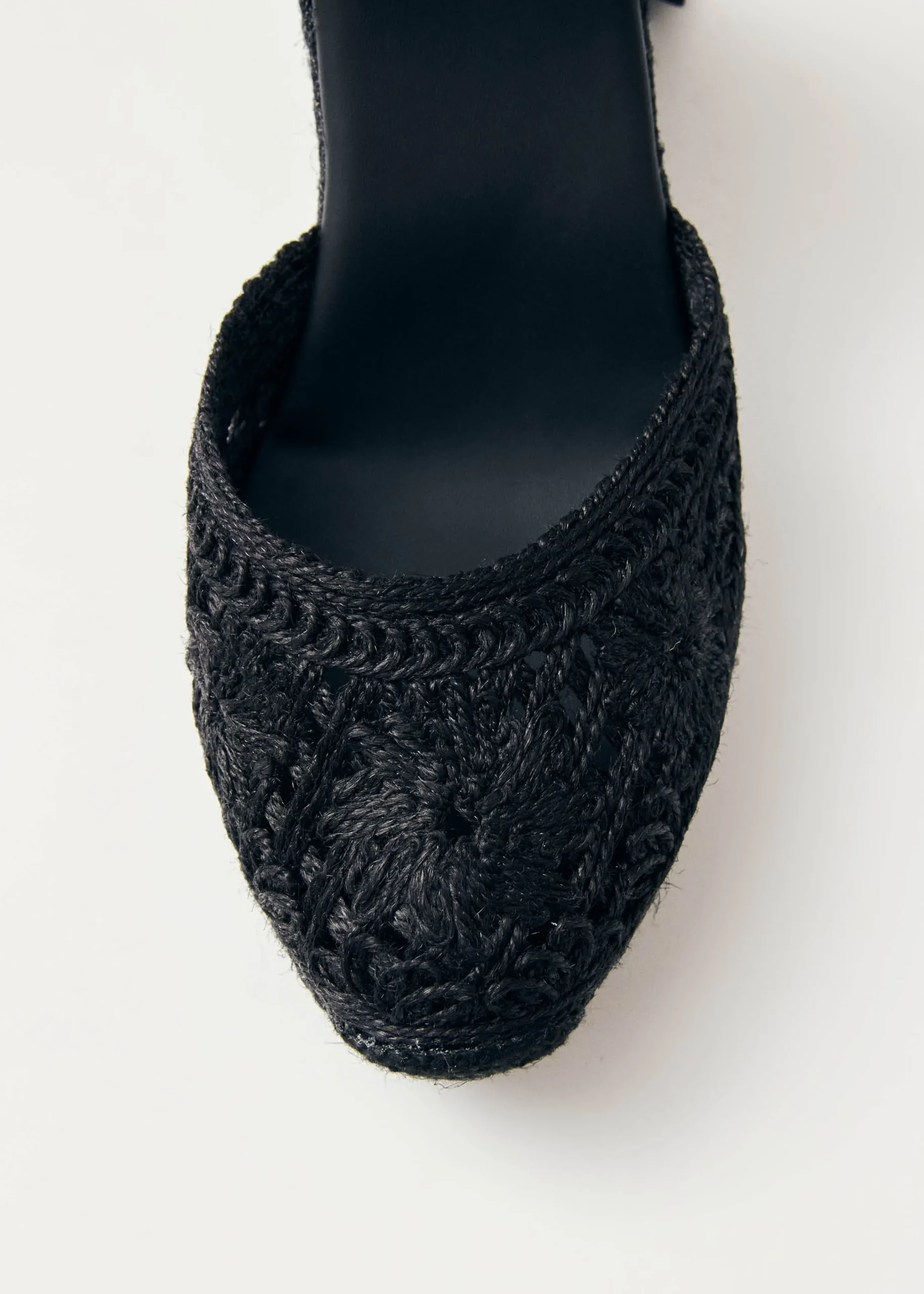 Cordelia Alpargatas De Crochet Negras
