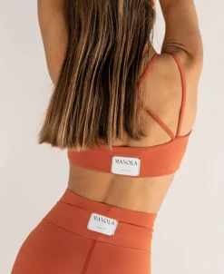 Crossed Back - Top Naranja