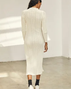 Donna - Vestido De Punto Blanco
