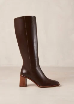 East - Botas Marrones De Piel
