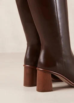 East - Botas Marrones De Piel