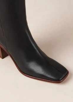 East - Botas Negras De Piel