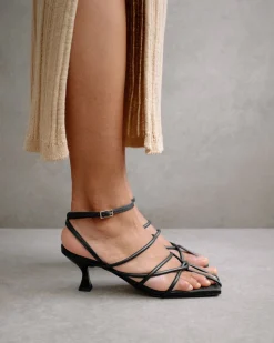 Ginza - Sandalias De Piel Negras