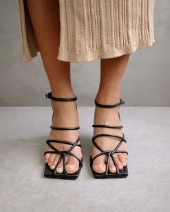 Ginza - Sandalias De Piel Negras