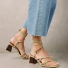 Goldie - Sandalias Verdes De Piel