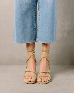 Goldie - Sandalias Verdes De Piel