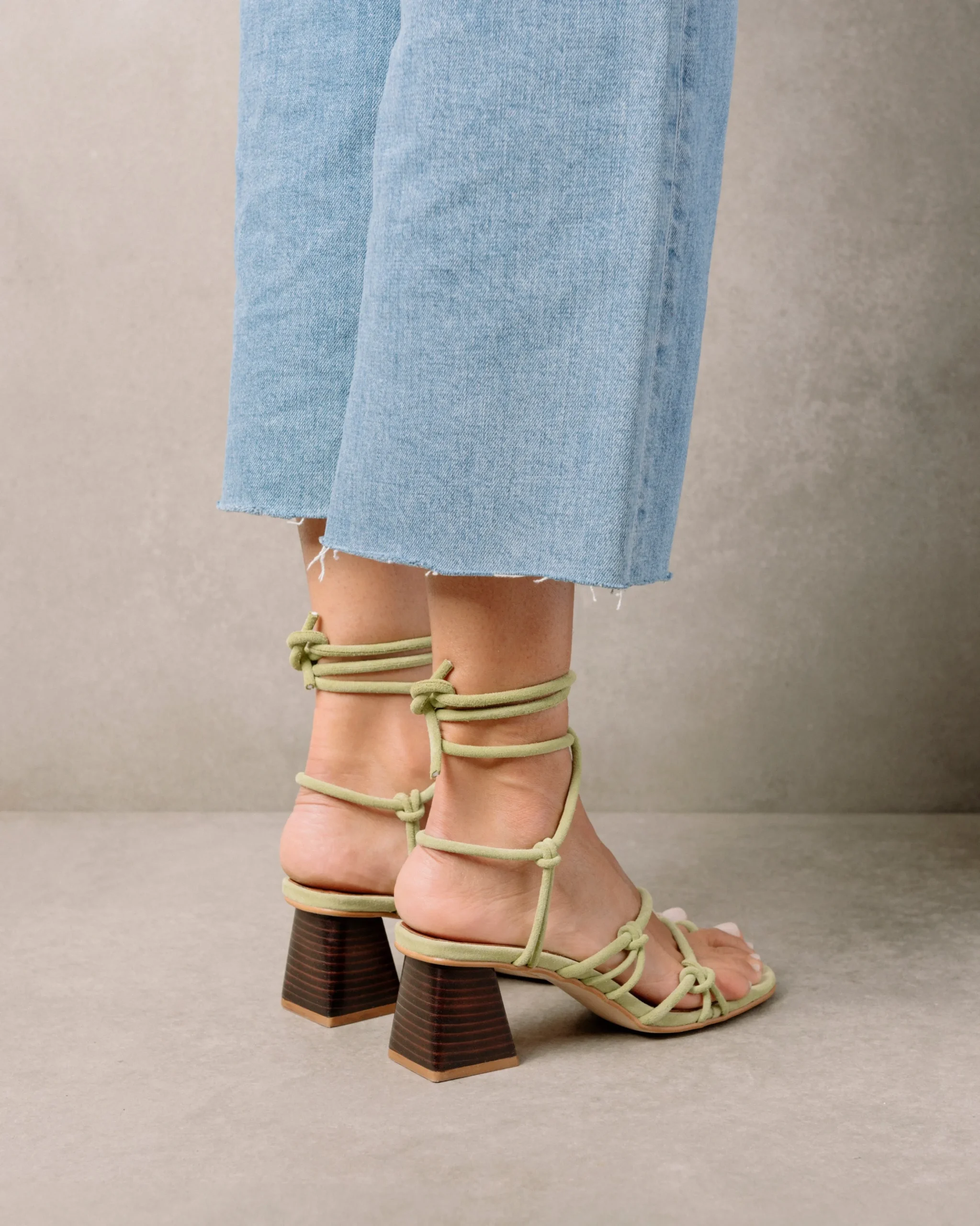 Goldie - Sandalias Verdes De Piel