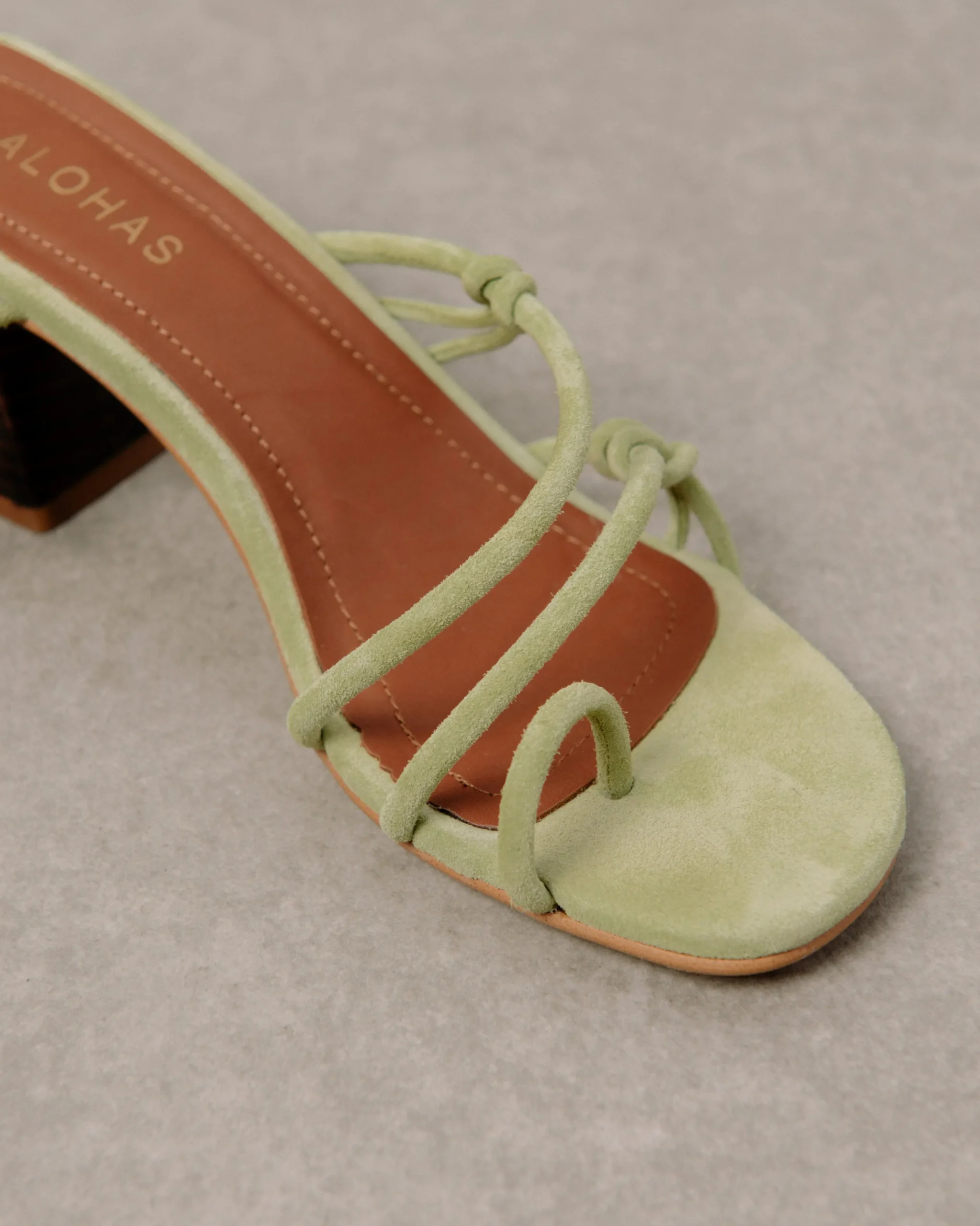 Goldie - Sandalias Verdes De Piel