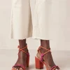 Harllow Sandalias De Cuero Negro