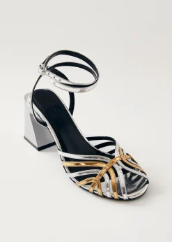 Imani Sandalias De Cuero Color Crema