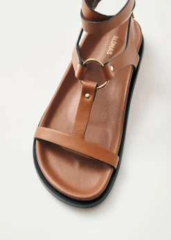 Imani Sandalias De Cuero Azul