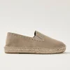 Ione Ante Beige Zapatos De Cuña De Alpargata