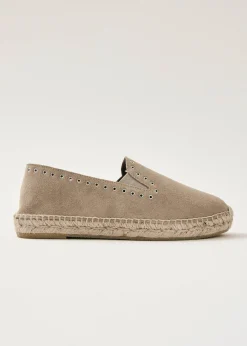 Ione Ante Beige Zapatos De Cuña De Alpargata