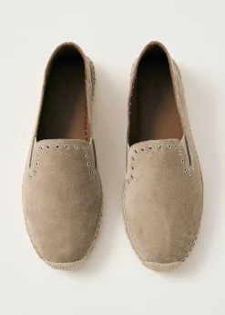Ione Ante Beige Zapatos De Cuña De Alpargata