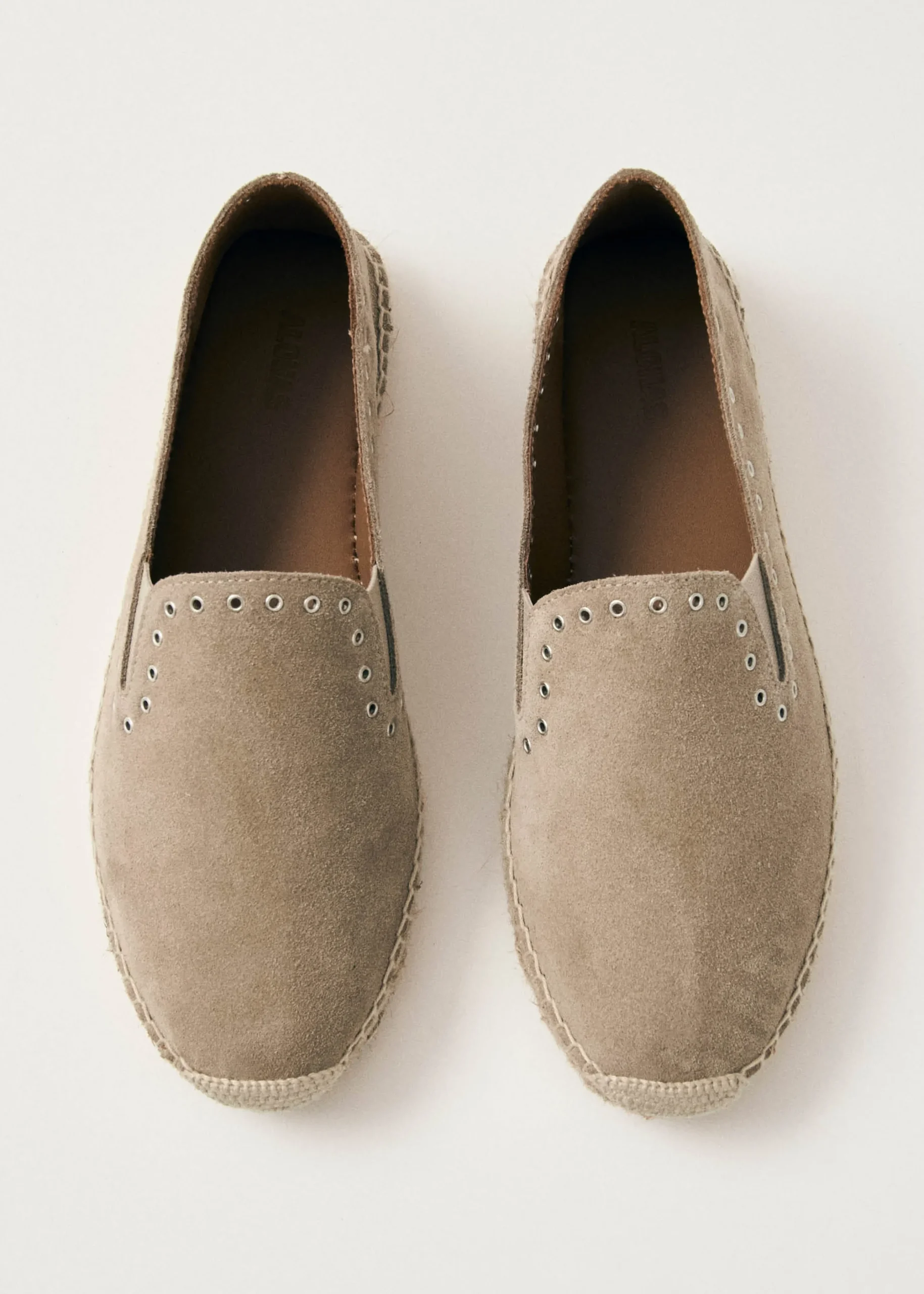 Ione Ante Beige Zapatos De Cuña De Alpargata