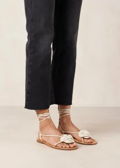 Jakara Sandalias De Cuero Negro