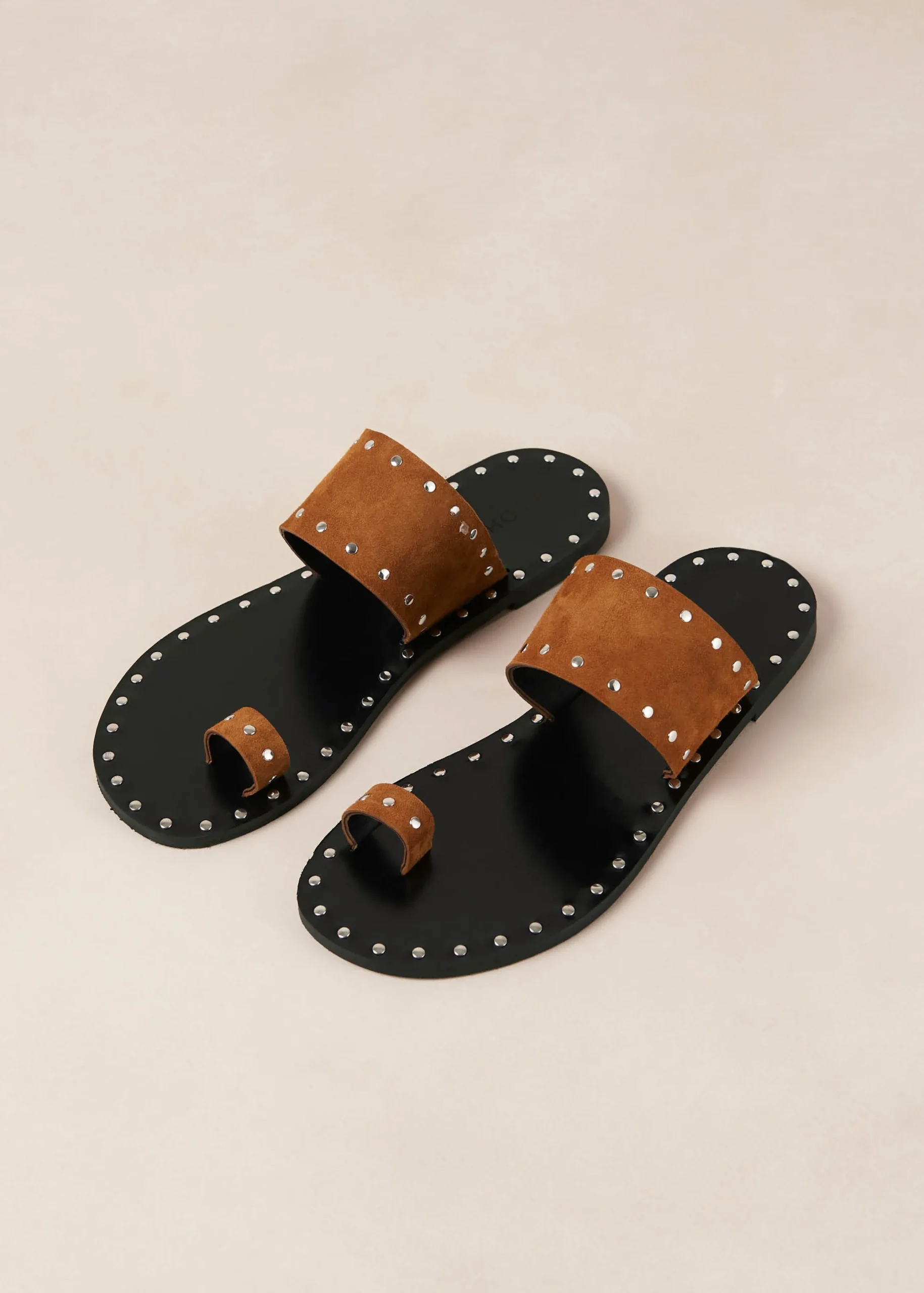 Jakara Sandalias De Cuero Color Crema