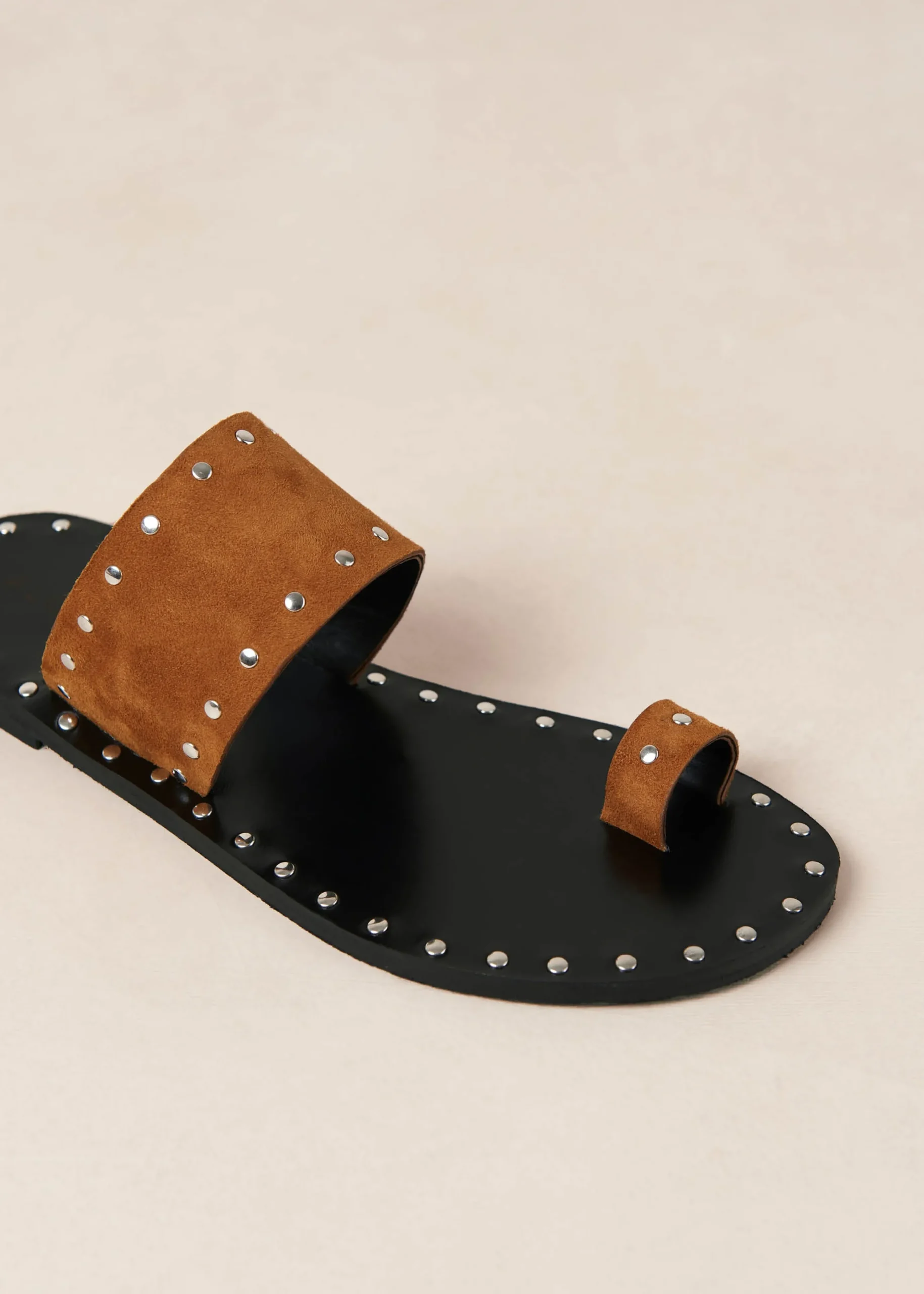 Jakara Sandalias De Cuero Color Crema