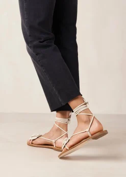 Jakara Sandalias De Cuero Negro
