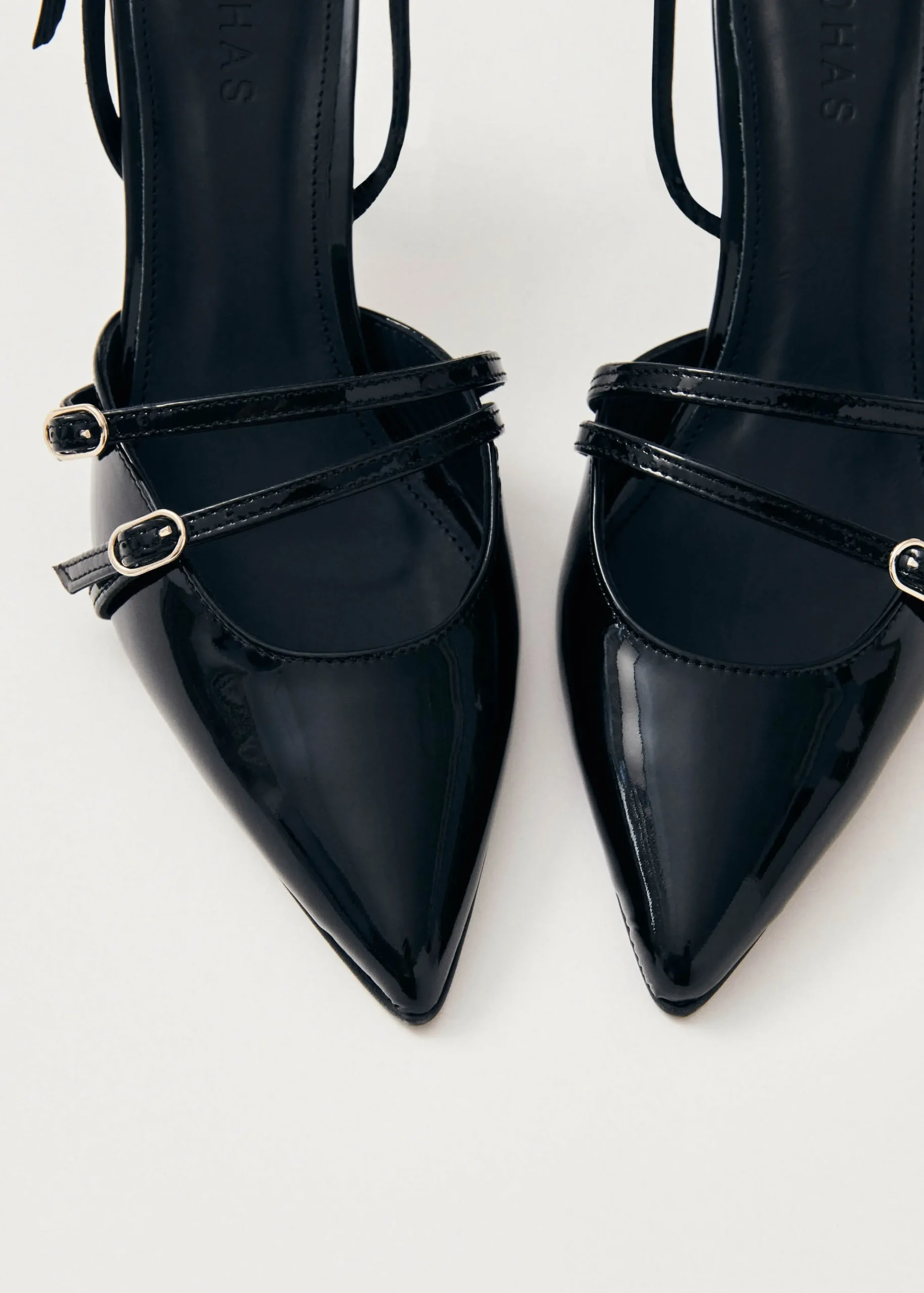Joelle Onix Tacones De Cuero Negro