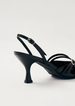 Joelle Onix Tacones De Cuero Negro