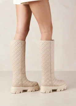 Katiuska Goal Digger - Botas Blancas De Piel