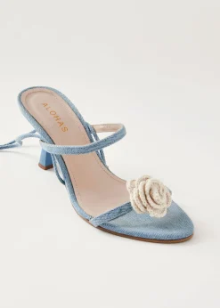 Kendra Bloom Sandalias En Denim Azul