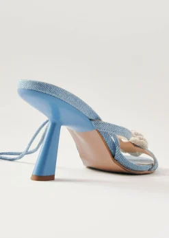 Kendra Bloom Sandalias En Denim Azul