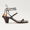 Kizzi Sandalias De Cuero Marrón